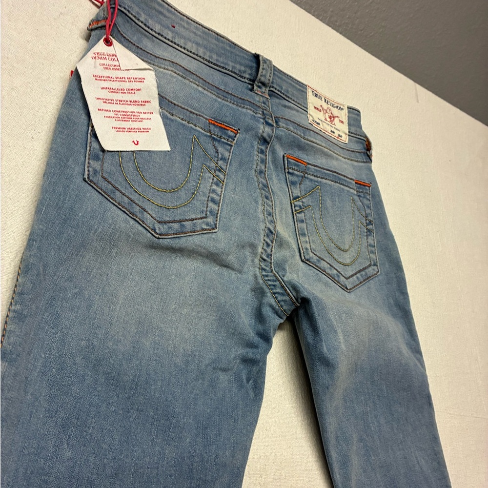 NWT True Religion Women Blue Jeans Size 27 Jennie Curvy Skinny - Picture 15 of 16